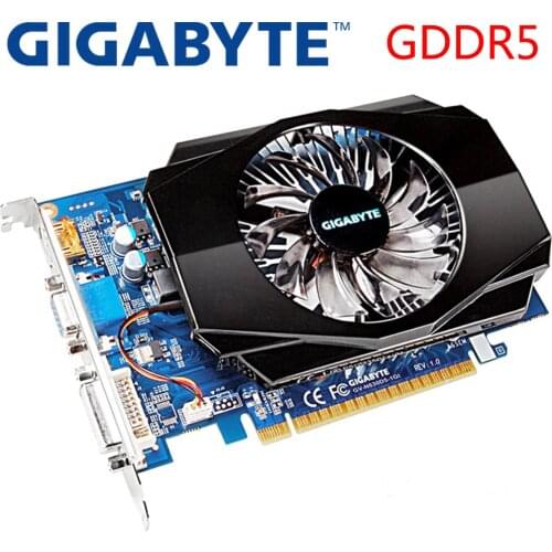 GIGABYTE Video Card GT630 1GB 128Bit GDDR5 Graphics Cards for nVIDIA VGA Cards Geforce GT630 GDDR5 Original Used GT710 GT730