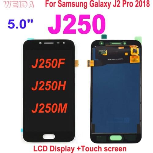 5.0" AAA+ LCD For Samsung Galaxy J2 Pro 2018 J250 J250F J250H J250M LCD Display Touch screen digitizer Assembly For J250 LCD