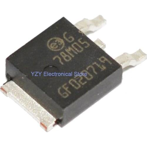 10PCS/LOT L78M05CDT TO252 L78M05 TO-252 78M05 POSITIVE VOLTAGE REGULATORS NEW ORIGINAL Fast Shipping