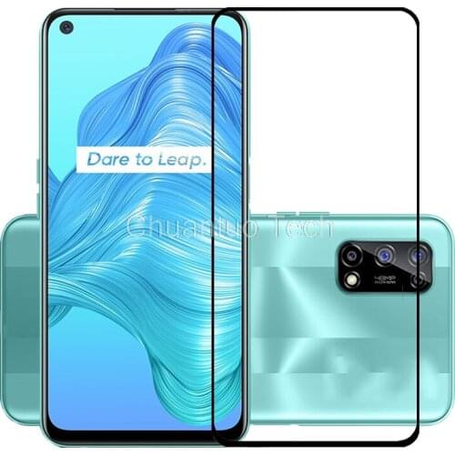 25 Pcs/Lot Full Cover Screen Protectors For Realme V5 5G Scratch Proof Protective Film Tempered Glass For Realme V5 5G