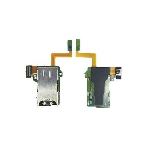30pcs/lot, Original new SIM card reader for Motorola Moto Z PLAY XT1635 / Z2 PLAY XT1710 Memory SD connector flex cable ribbon