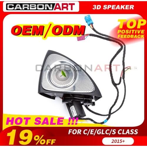 3D roating audio for benz C E S GLC class w205 w213 X253 3D Audio Speaker High End 2016+ 3D rotary tweeter