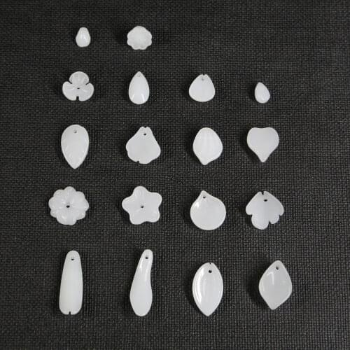 2020 Glazed Petals Glass Beads 10pcs/lot Wholesale For Jewelry Making Bracelet Necklace DIY Jewelry Findings Accessories