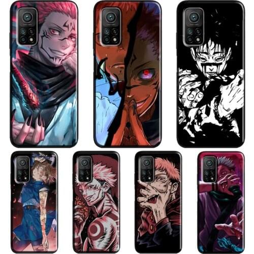 Anime Jujutsu Kaisen Case For POCO F3 F2 M3 X3 Pro Cover For Xiaomi Mi 11 Lite Ultra Mi 10T Pro Mi Note 10 Lite