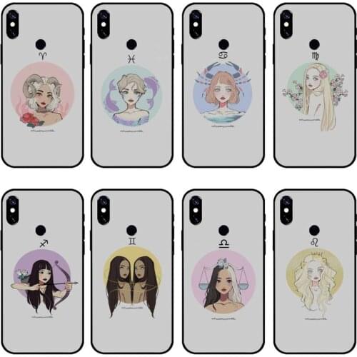 12 constellation zodiac signs Phone Case For Xiaomi Redmi note 7 8 9 pro 8T 9A 9S Mi Note 10 Lite pro