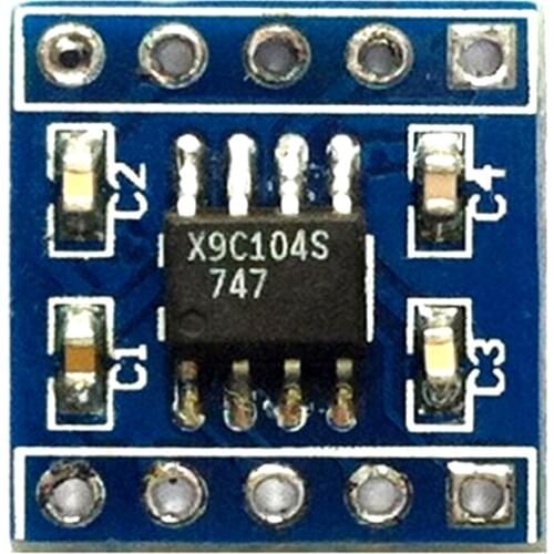 X9c104 Digital Potentiometer Module 100th Order Digital Potentiometer Adjustable Bridge Balance Sensor