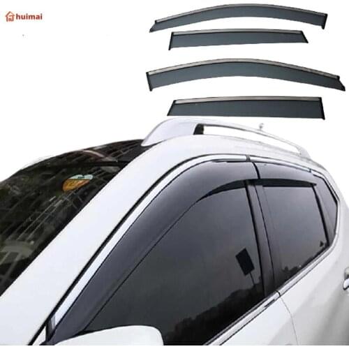Fit for Nissan X-Trail Rogue 2022 Car Auto Accessories Decoration Window Visor Vent Shade Sun Rain Guard Deflector 4pcs
