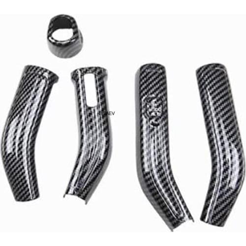 For Mercedes-Benz A B CLA GLB GLA Cla W177 V177 W247 2020-2021abs carbon fiber style steering wheel gear lever wiper decoration