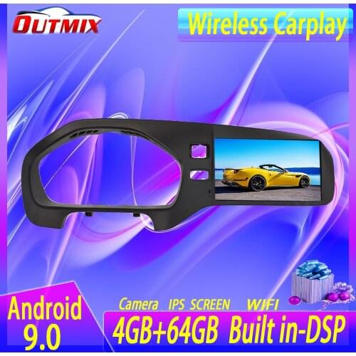 For Volvo V40 2013 - 2018 PX6 Android 9.0 4+64GB Car GPS Navigation Radio HD Screen Multimedia Bluetooth Fast boot