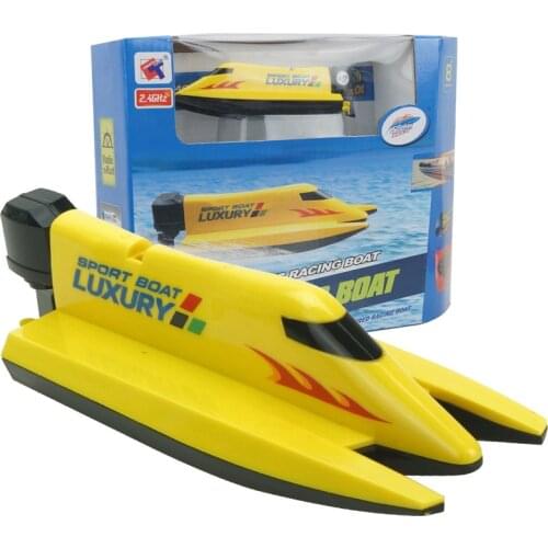 EBORUI Create Toys 3313A RC Boat 2.4G 2CH Mini RC Racing Boats for Kids