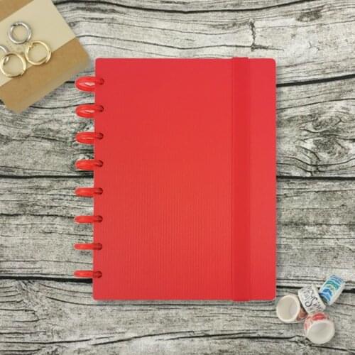 2021 A5 Vacation Daily Weekly Planner Agenda Red Loose Leaf Notebook Goals Habit Schedules Stationery Office School Supplies