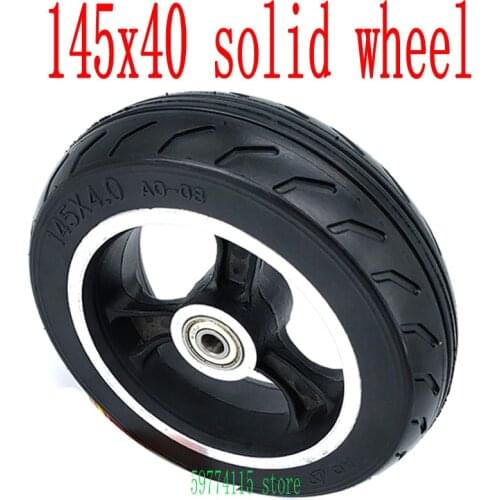 Fast Wheel Fo Widened Rear Wheel 6 Inch Electric Scooter 145x40 Solid Tire 6x2 Aluminum Wheel Tire