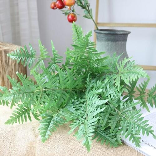 Spreading grass simulation artificial grass plant wall decoration ingredients green fern fern Persian fern sunflower leaves