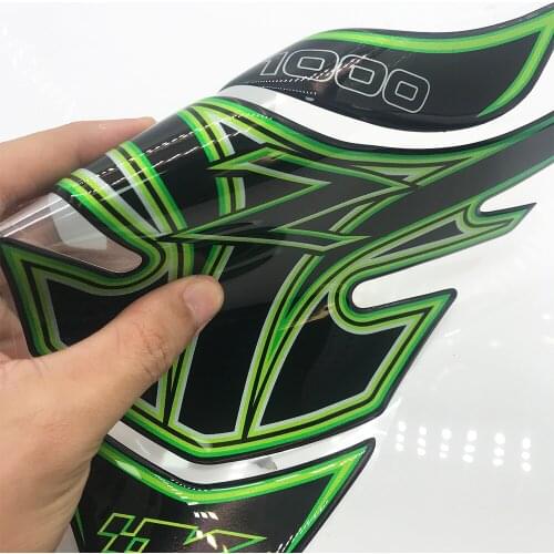 Hot sell Motorcycle 3D Tank Pad Fish Bone Sticker Tank Sticker Decals Tank Pad Protection For Kawasaki Z1000 2010-2013 2012 2011