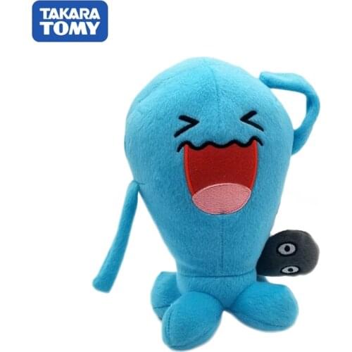 Cute Anime Wobbuffet Stuffed Plush Toys 18cm Cartoon Pokemoned Wobbuffet Plush Dolls Toys Gifts for Children Stuffed Toys