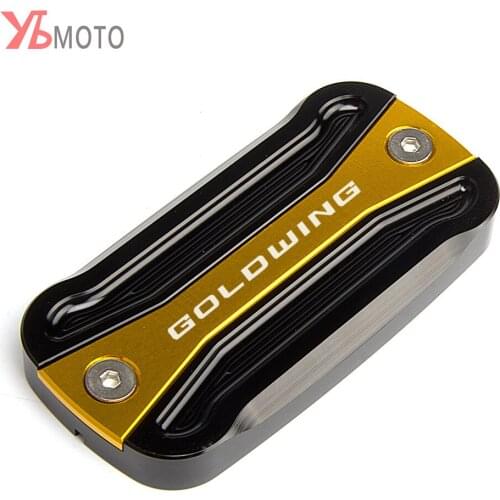 Brand New Motorcycle CNC Front Brake Master Cylinder Fluid Reservoir Cover Oil Cap For Honda Valkyrie Goldwing 1500 1800 VTX