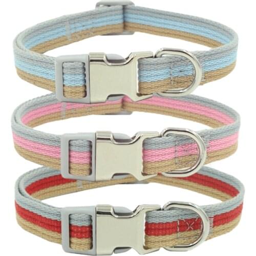 Thick Canvas Cat Leash Collar Adjustable Bust Collars And Lead Set Kitten Tracking Leash Small Medium Large Pet Collar