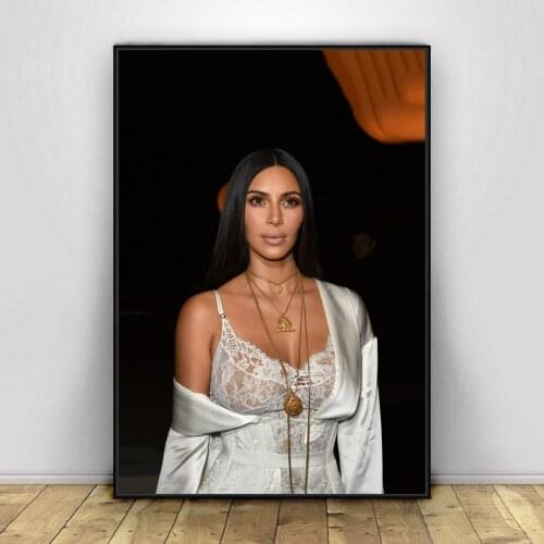 Kim Kardashian Poster Music Singer Star Canvas Poster Wall Painting Home Decoration ( No Frame )
