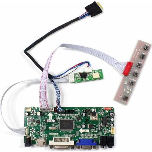 HD MI+VGA+DVI+Audio Controller Board Work For 9.7inch 1024X768 LTN097XL01 LCD Screen