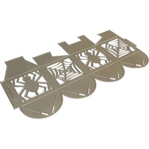 Halloween Spider Gift Box Metal Cutting Dies Stencil DIY Scrapbooking Album Paper Card Template Mold Embossing Craft Decoration