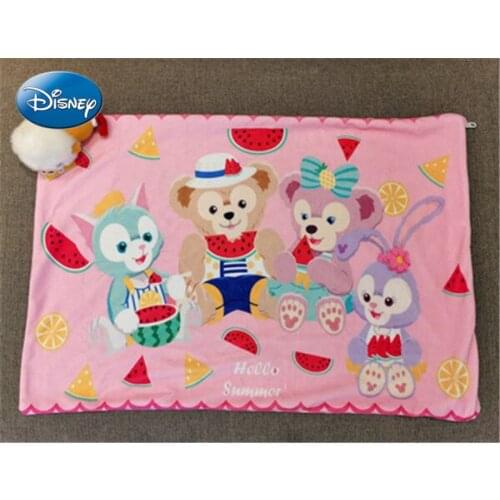 Disney Cartoon Duffy Bear Snow Pear Rose Autumn and Winter Suede Four Seasons Ice Silk Pillow Pillow Pillow Cushion