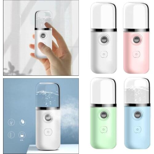 40ML Mini Nano Face Spray Mist Sprayer Portable Handheld USB Air Humidifier Alcohol Disinfect Moisturizing Skin Care Tool