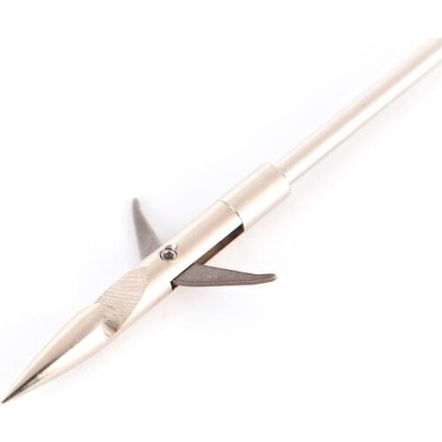 1PCS Stainless Steel Fishing Arrows for Slingshot Bullets Darts Flying Shark Dart Fishing Wheel to Hunting Fishes