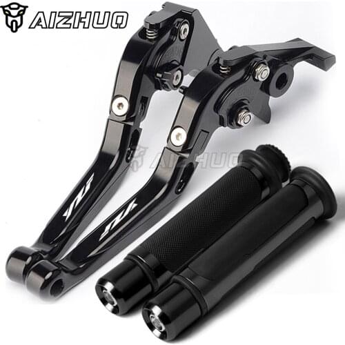 Brake Clutch Lever Extendable Adjustable Motorcycle Hand Grip Handlebar FOR YAMAHA YZF R6 1999-2004 YZF R6