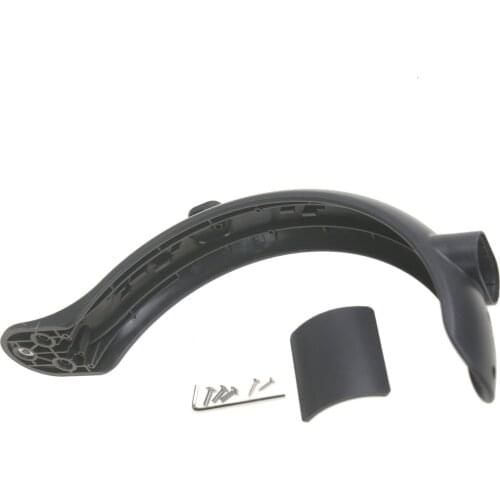 Rear Fender with License Plate for Xiaomi Pro 2 and 1S Electric Scooter Rear Fender with License Plate Taillight Water Fender