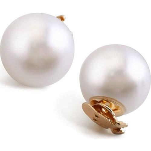1 Pair 30MM Round Faux Pearl Ball Wedding Party Bridal High Heel Decoration Accessories Shoe Clips