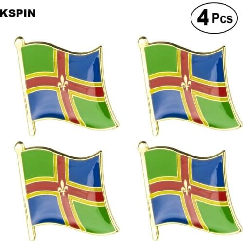 LINCOLNSHIRE Lapel Pin Flag badge Brooch Pins Badges 4pcs