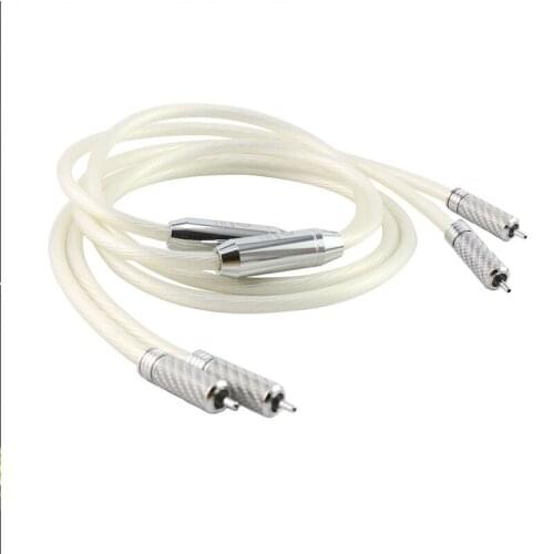 1Pair HIFI Stereo Pair RCA Cable High-performance Hi-Fi Audio 2rca to 2rca Interconnect Cable