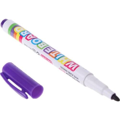 12 Colors Whiteboard Marker Non Toxic Dry Erase Mark Sign Fine Nib Set Supply Drop Shipping Support