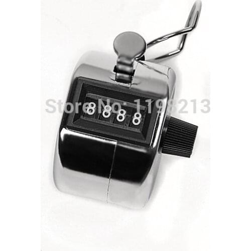 480pcs/lots 4-Digit Handheld Palm Tally Counter Numbers Clicker Golf Manual click counter