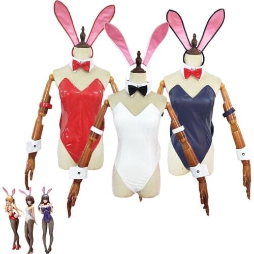Anime How to Raise a Boring Girlfriend Katou Megum Sawamura Kasumigaoka Utaha Cosplay Costume Bunny Girl Sexy Halloween Costume