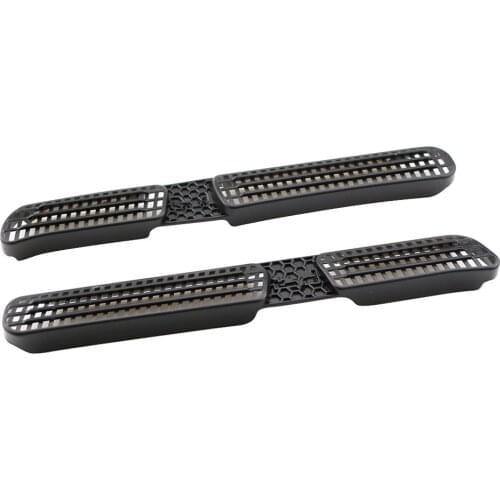 Carmilla Car Air Conditioner Under Rear Seat Seat Air Vent Duct Outlet Cover for Volkswagen VW Tiguan Mk2 Allspace 2016 - 2018