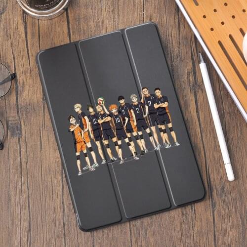 Haikyuu Japan Anime Case For iPad Air 4 2 Mini 5 Case For iPad Pro 11 2020 Cover With Pencil Holder For iPad 7th 8th 10.2 Case