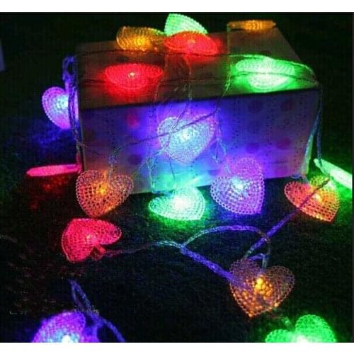 DHL 100m LED STRING Strip 600 Hearts LED Holiday CHRISTMAS WEDDING Curtain Decoration LIGHTs Lamps Drop Shipping