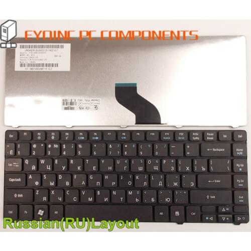 Laptop Keyboard for Acer Aspire 5942 5940g 4750 4750G 4750Z 4739 4739Z 3935 5935G RU Russian Version