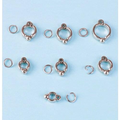 2pcs Pigeon Leg Ring Pet Birds Training Leash Rings Clip Parrot Flying Accessory Opening Foot Ring Accessories Bird Supplies