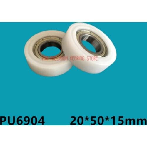 2021 Top Fashion Time-limited 10pcs Plastic Bearing 6904 Bearings Pom High 20*50*15 Rubber Roller Nylon Pulley Inner Diameter