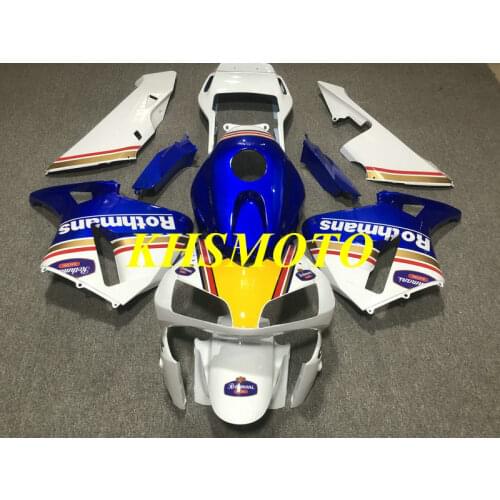 Motorcycle Fairing kit for CBR600RR F5 03 04 CBR 600RR 2003 2004 cbr 600 rr ABS White blue Fairings set+gifts HR62