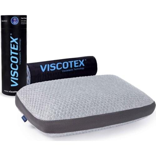 Natural Fiber Sheathed Air Channel Visco Orthopedic Pillow 60x40x16