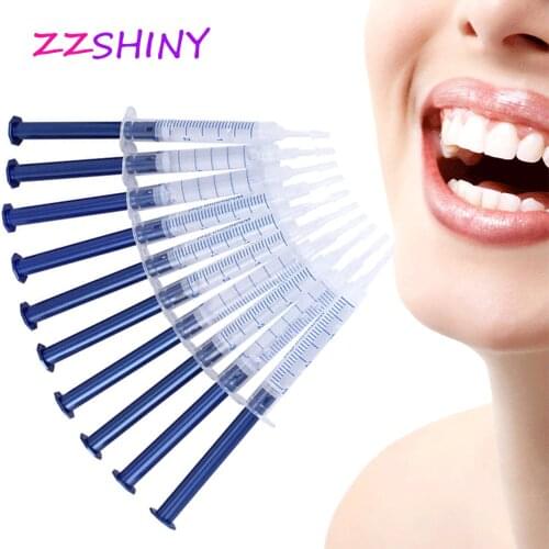 ZZSHINY Teeth Whitening 44% Peroxide Dental Bleaching System Oral Professional Whitener Tooth Gel