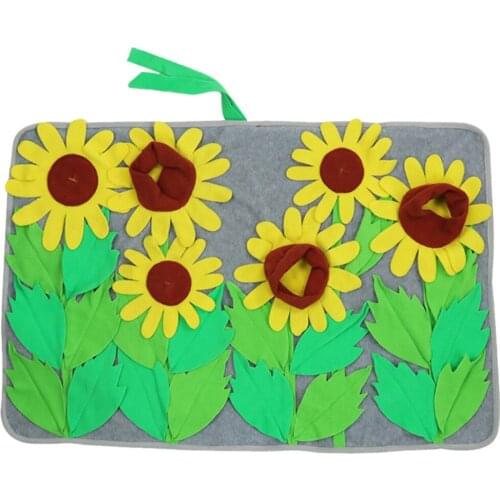 Dog Puzzle Snuffle Mat Anti-Choke Slow Dispensing Feeder Interactive Cat Puppy Training Play Games Food Feeding Intelligence Toy