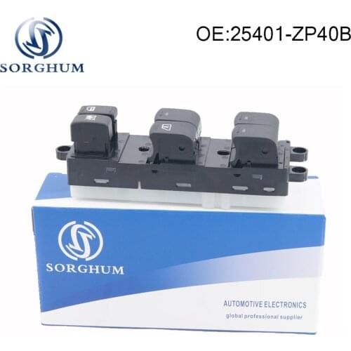 25401-ZP40B 25401-ZJ60A Electric Power Window Switch For Nissan Pathfinder 2005-2007