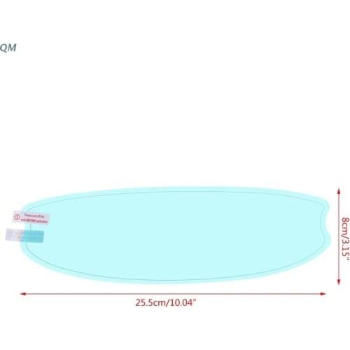 Clear Anti-Fog Patch Film Universal Motorcycle Helmet Fog Resistant Lens for Full Half Face Off-road Helmets 13MF