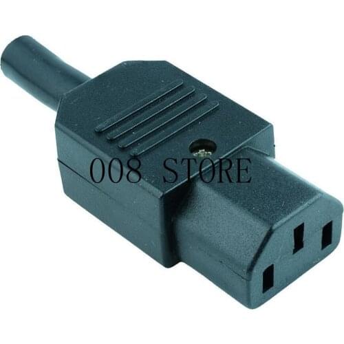 IEC Straight Cable Socket Connector Rewireable C13
