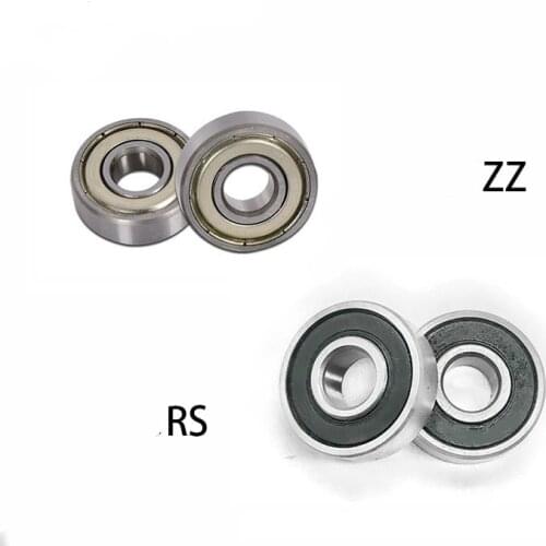 2pc Deep Groove Ball Bearing 6300 6301 6302 6303 6304 6305 6306 2RS ZZ Rubber Sealed Bearing Steel Miniature Bearing Metal