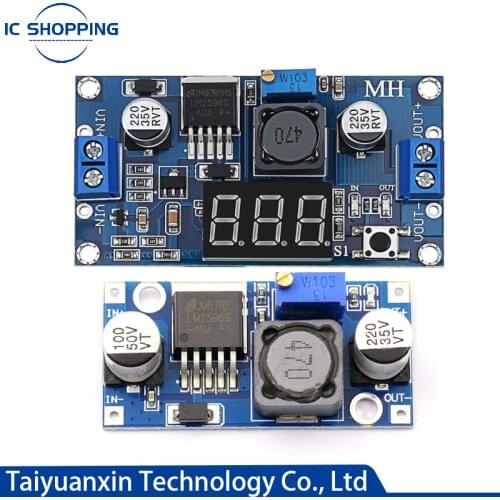 POWER MODULE Adjustable LM2596S DC-DC Buck regulator Converter Reduced Voltage Regulator Power Module 24V 12V to 5V 2A